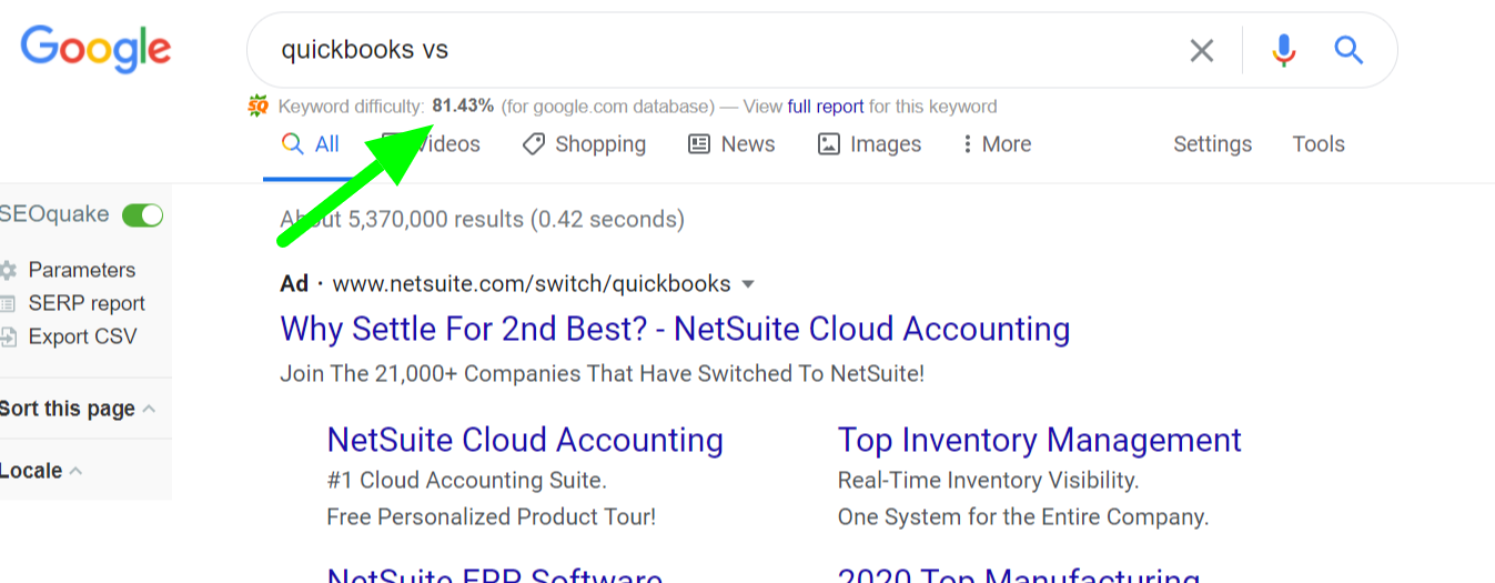quickbooks-vs-Google-Search